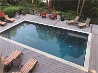 <b>TimberTech Legacy Ashwood Composite Decking-Black Ultralox Aluminum Railing 2</b>